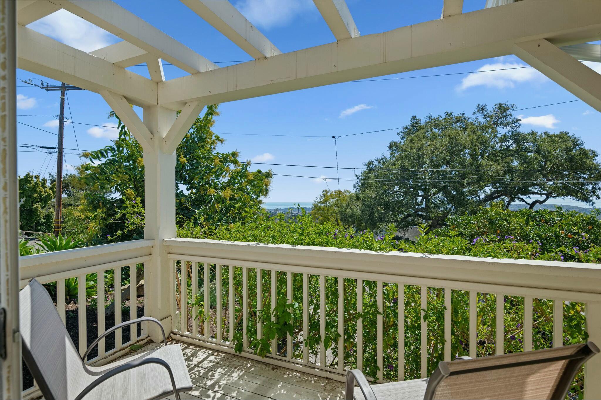 2986 Kenmore Place Santa Barbara, CA 93105 - Photo 42 of 49 a view of a two chairs in the balcony