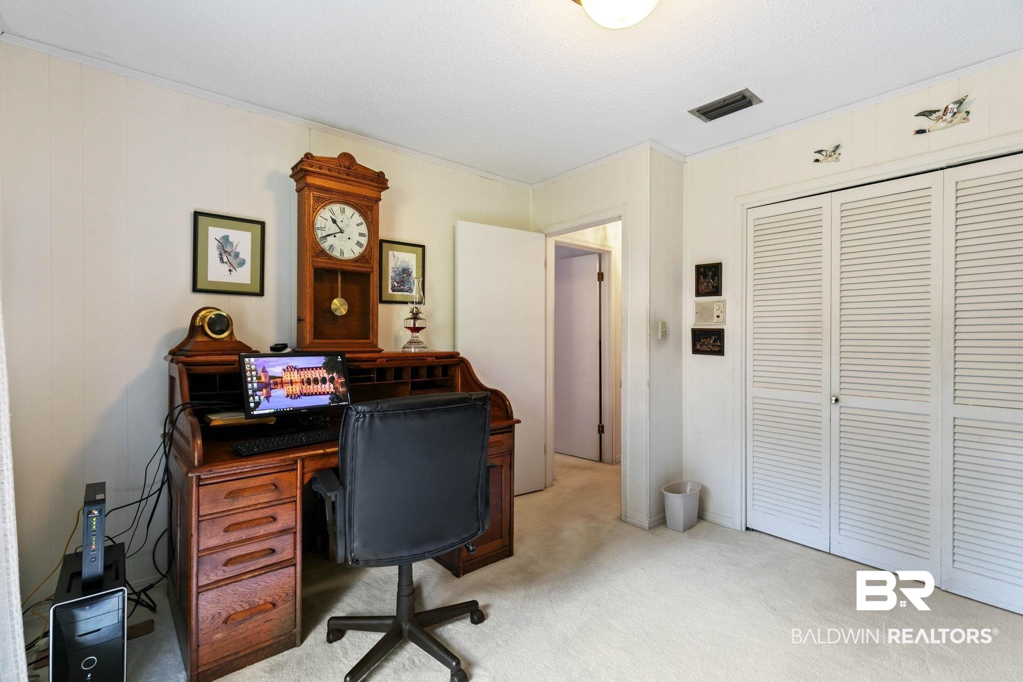 752 Evergreen Street Fairhope, AL 36532 - Photo 32 of 100 Office featuring crown molding and light colored carpet
