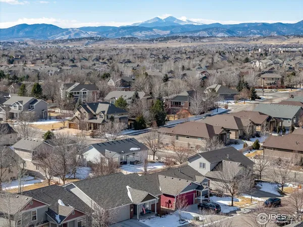 a view of a city with mountains