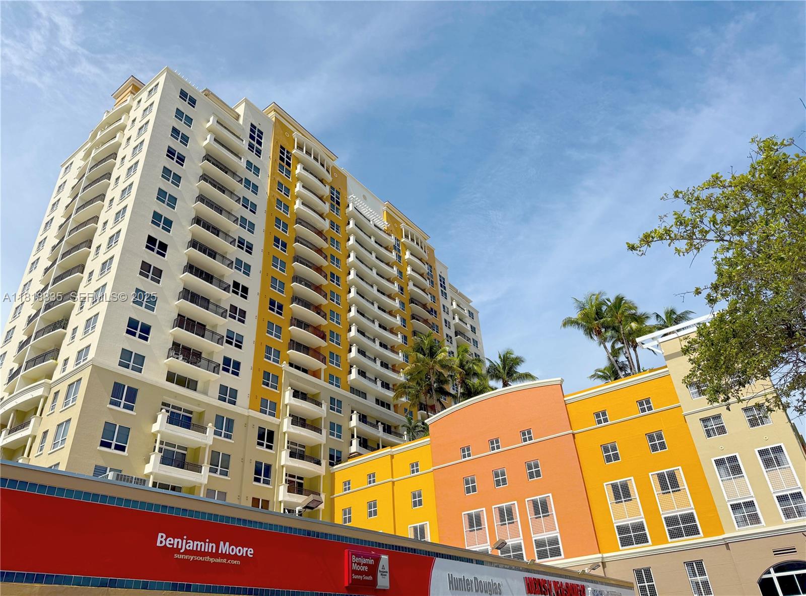 a view of a large building