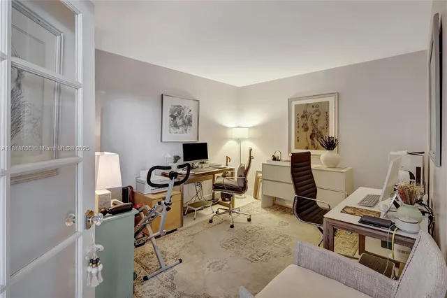 a view of a workspace with a window