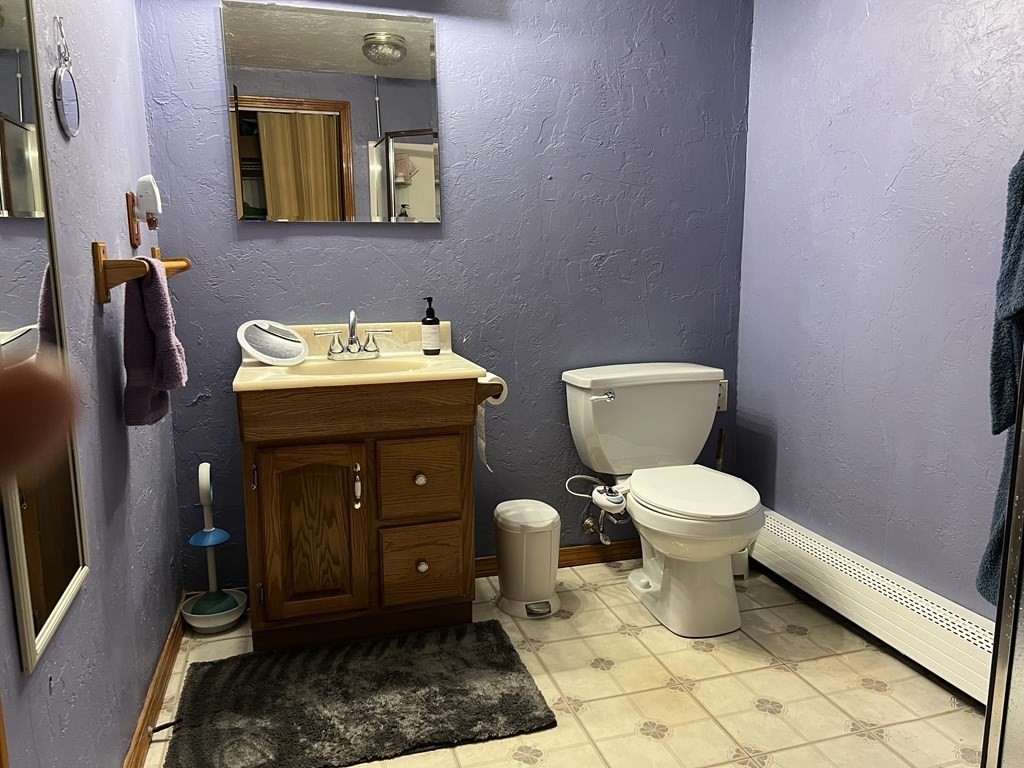 30 Tennyson Street Worcester, MA 01610 - Photo 15 of 19 a bathroom with a toilet sink and mirror