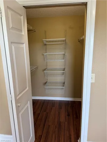 a view of wooden door