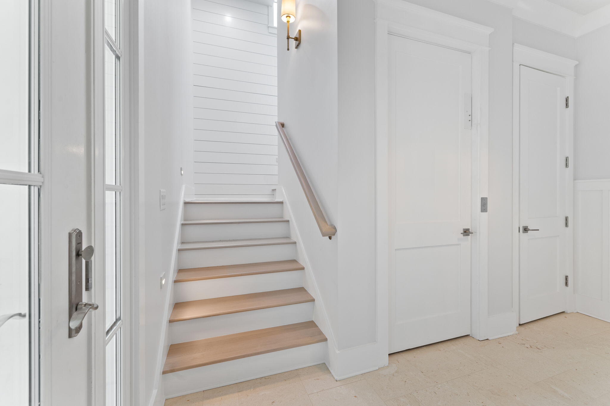55 Pompano Street Inlet Beach, FL 32461 - Photo 48 of 122 a view of a hallway with wooden floor and entryway
