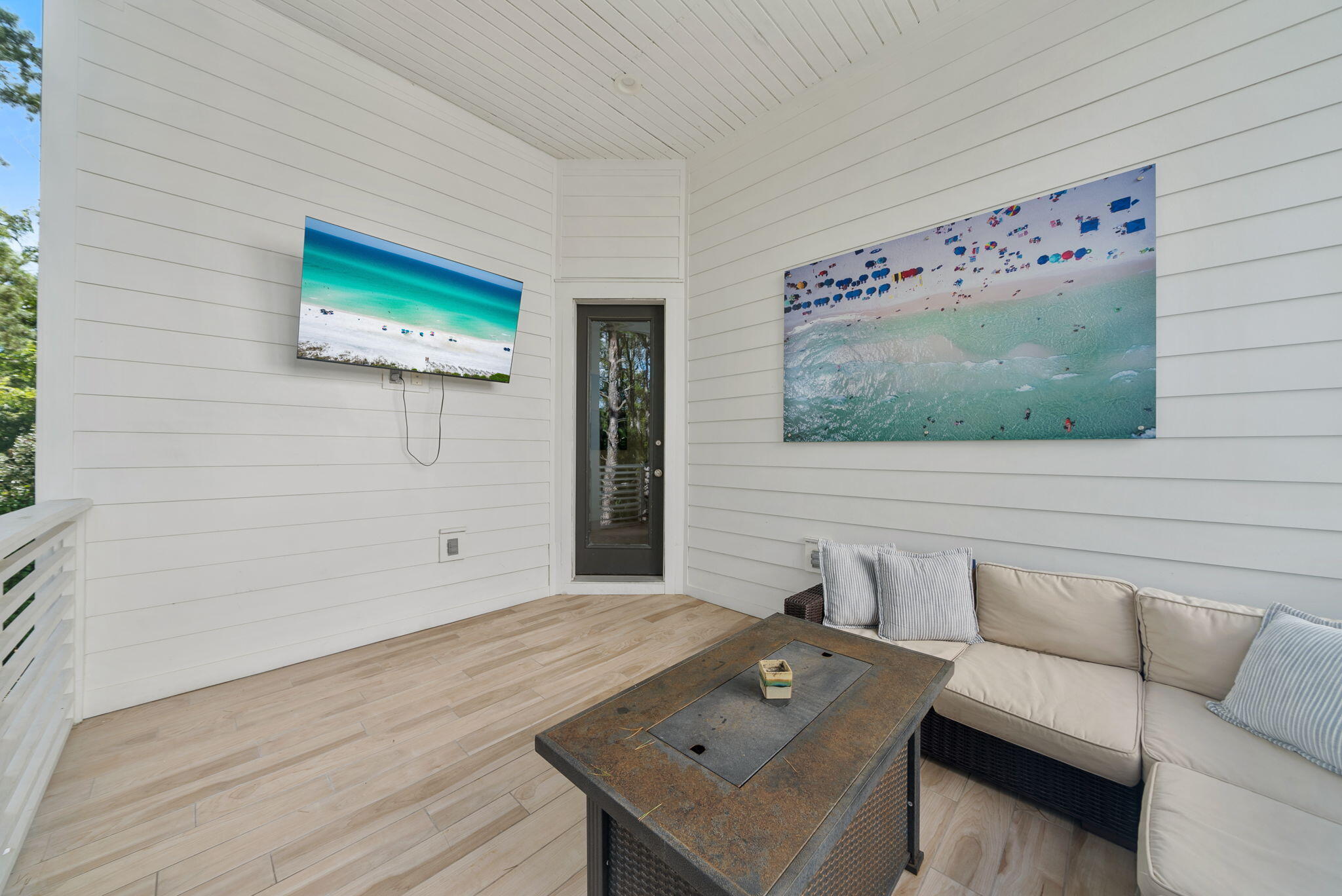 178 Valdare Ln Inlet Beach Inlet Beach, FL 32461 - Photo 20 of 58 a living room with furniture and a flat screen tv