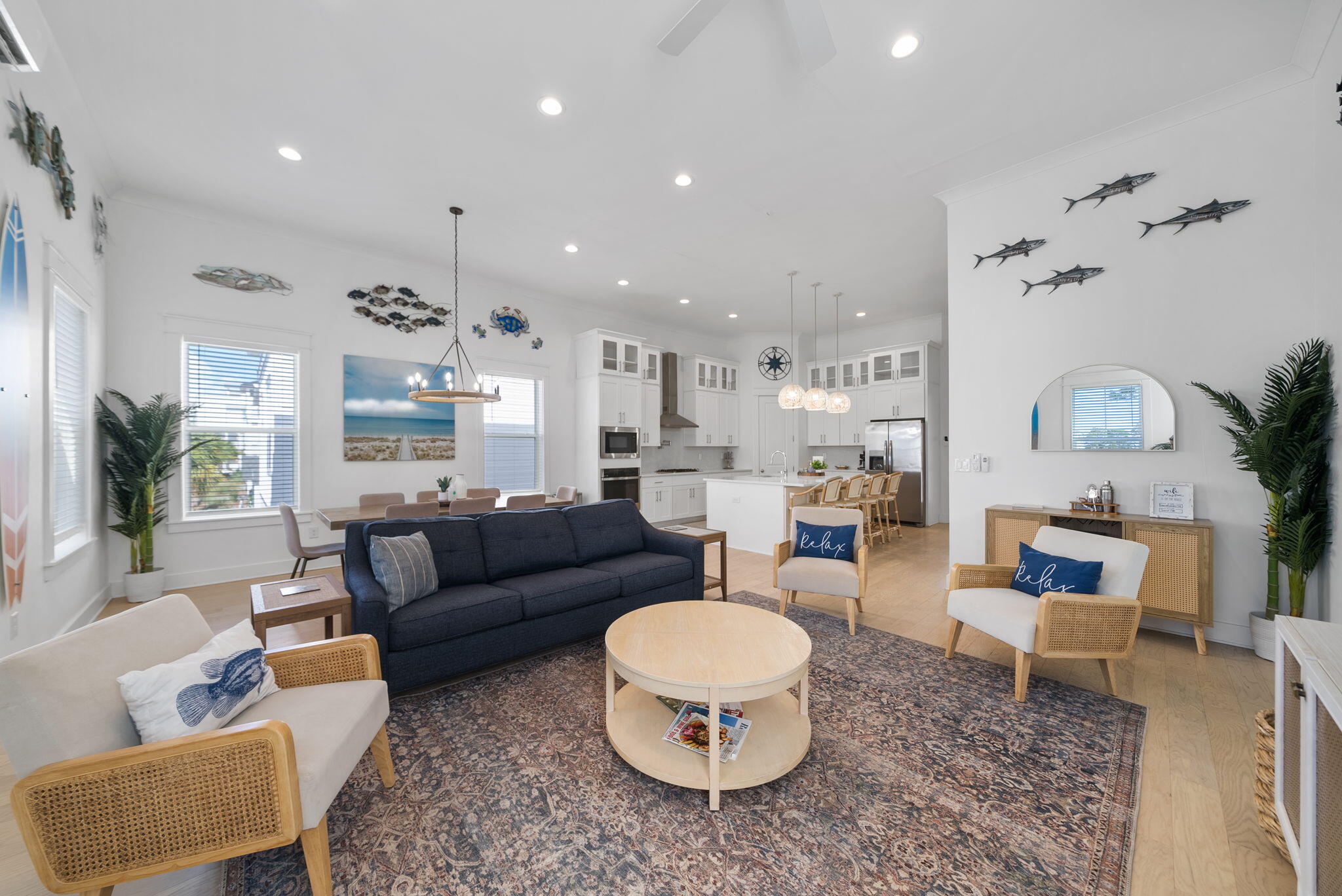 178 Valdare Ln Inlet Beach Inlet Beach, FL 32461 - Photo 23 of 58 a living room with furniture and a large window
