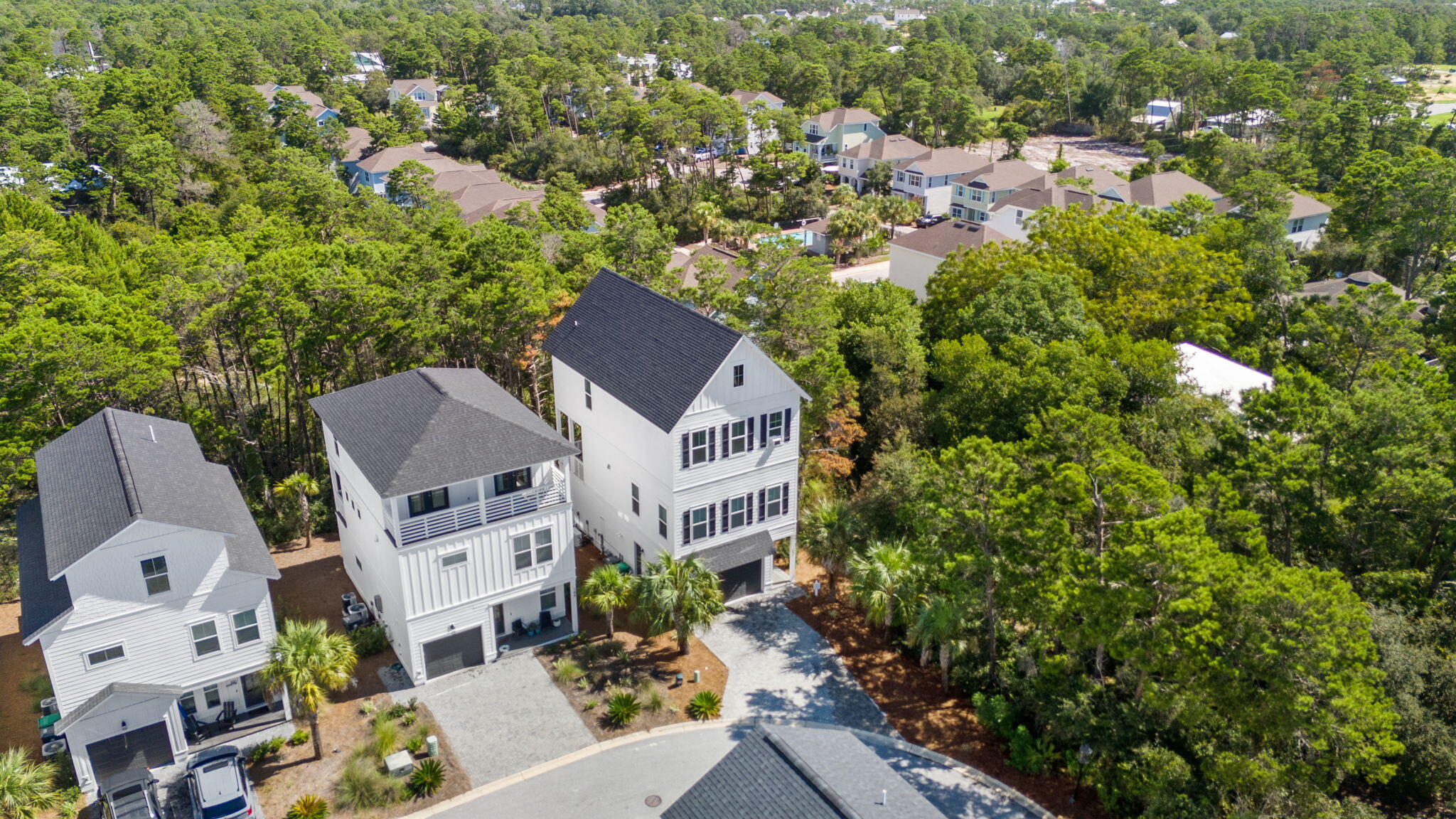 178 Valdare Ln Inlet Beach Inlet Beach, FL 32461 - Photo 42 of 58 an aerial view of residential house with outdoor space and trees around