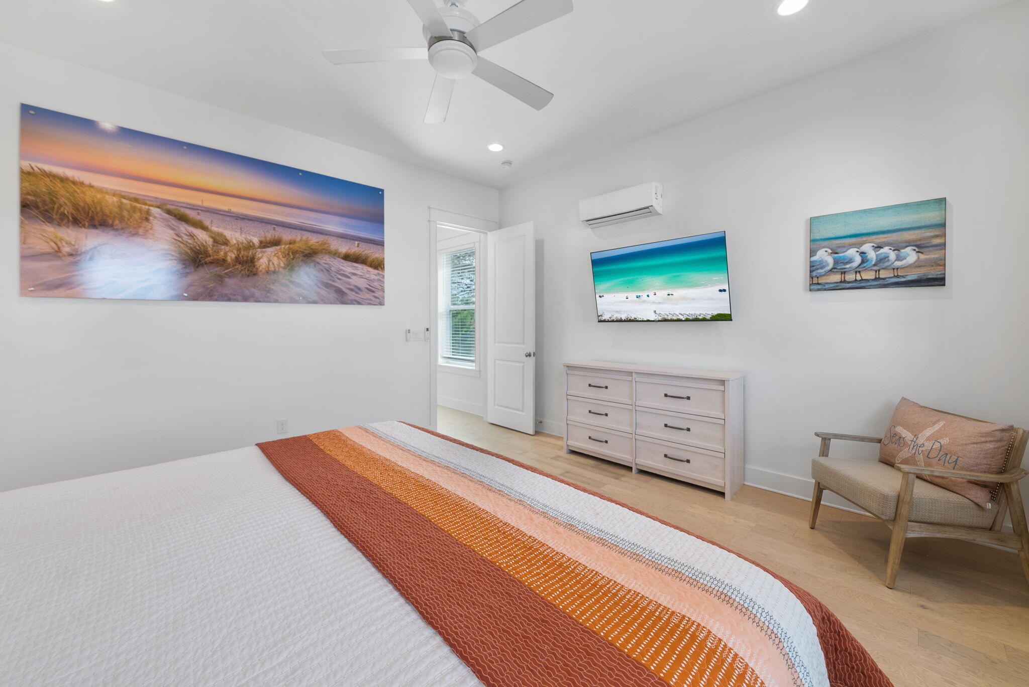 178 Valdare Ln Inlet Beach Inlet Beach, FL 32461 - Photo 5 of 58 a bedroom with a bed and a chair