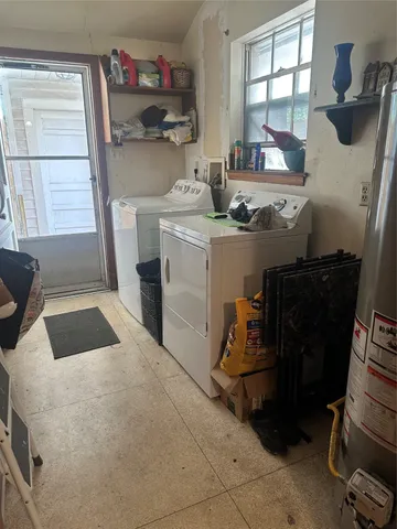 a room with storage and utility