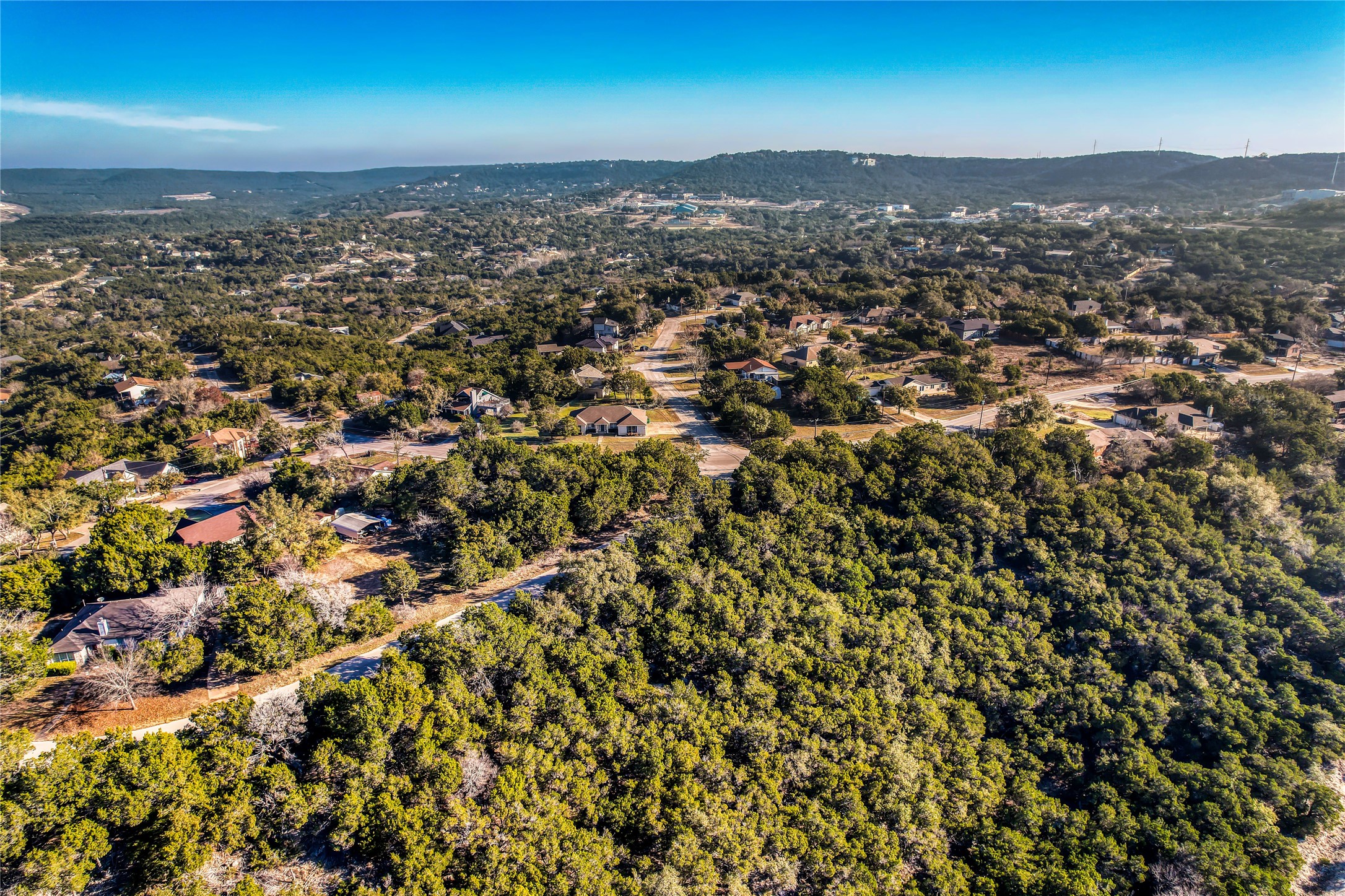 21007 Ridgeview Loop Lago Vista, TX 78645 - Photo 16 of 22 an aerial view of residential houses with city view