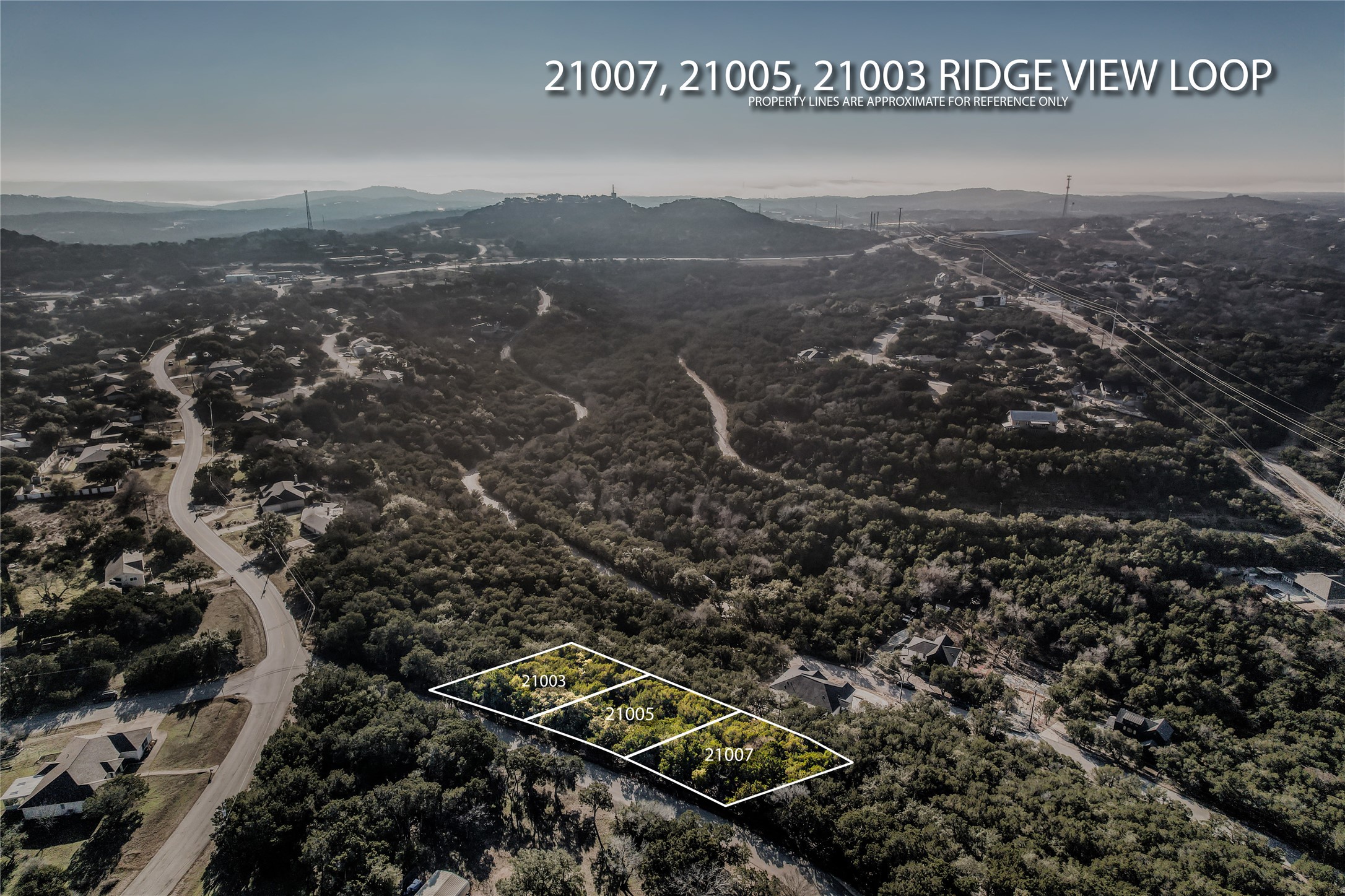 21007 Ridgeview Loop Lago Vista, TX 78645 - Photo 10 of 22 view of city and mountain