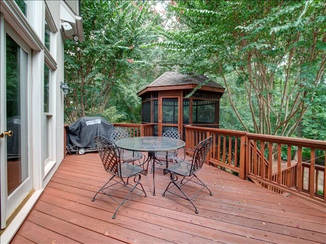 4620 Hidden Harbor Lane Raleigh, NC 27615 - Photo 21 of 25 Deck & Screened Gazebo