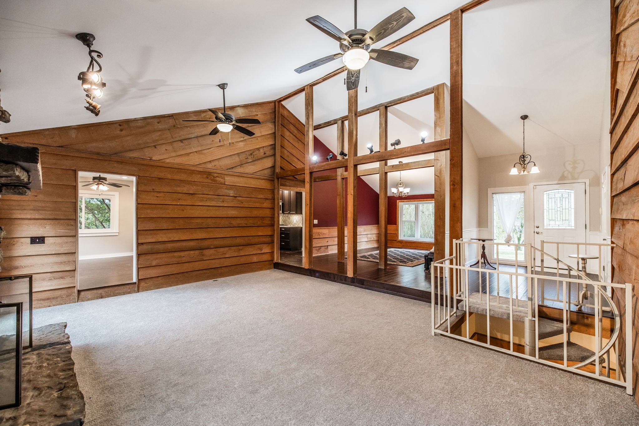 181 Lake Valley Road Hendersonville, TN 37075 - Photo 12 of 60 a view of a livingroom with furniture and a ceiling fan