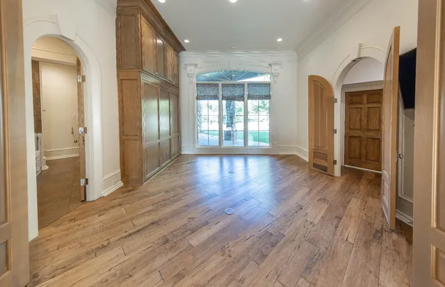 a view of livingroom with hardwood floor and window