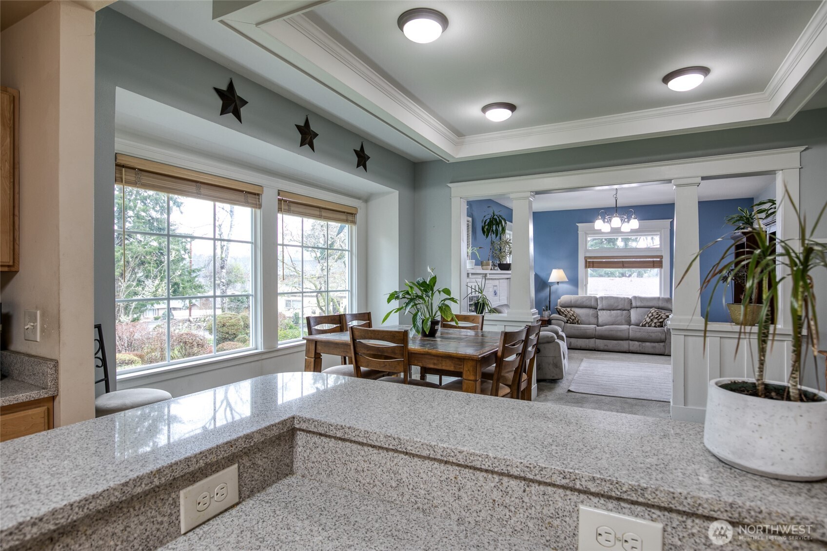 722 7th Avenue Aberdeen, WA 98520 - Photo 12 of 38 a living room with furniture and floor to ceiling windows