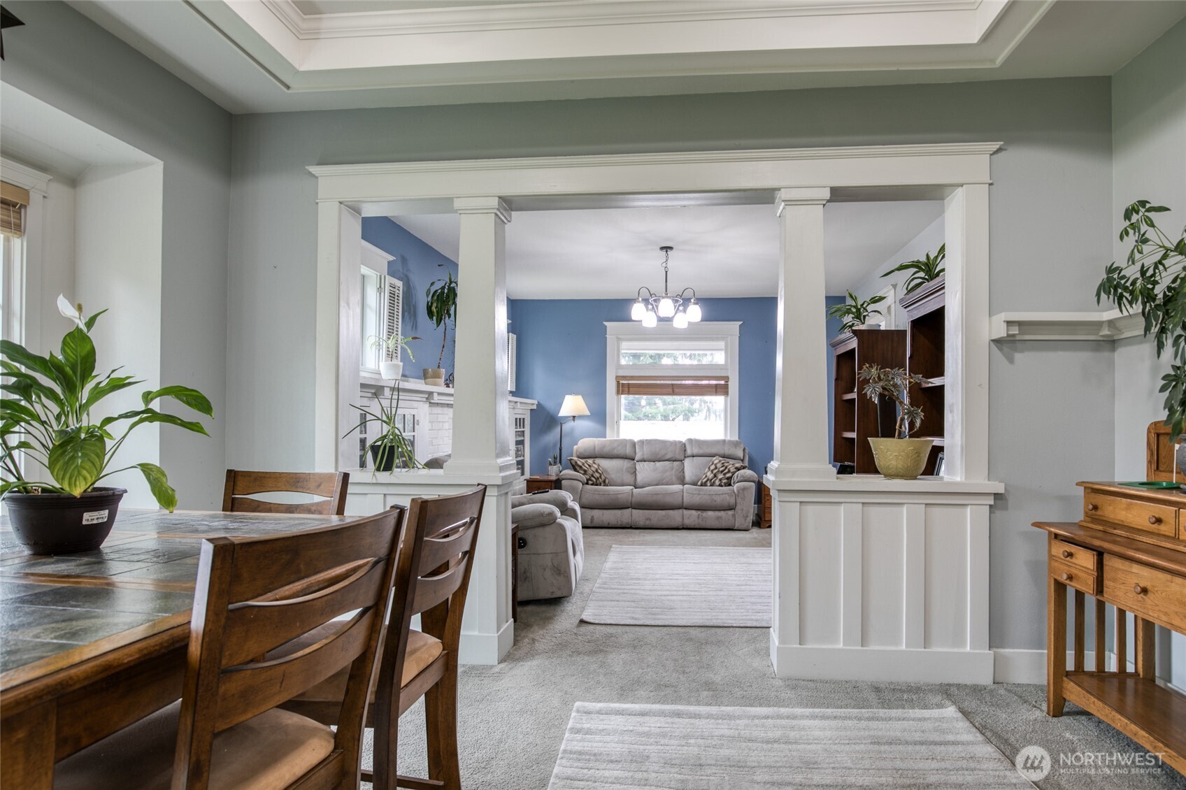 722 7th Avenue Aberdeen, WA 98520 - Photo 8 of 38 a view of a dining room with furniture and window