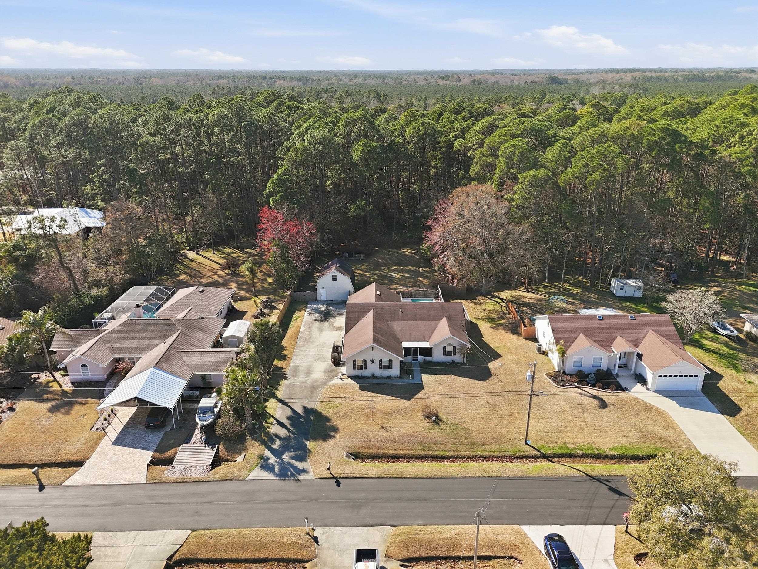 5296 Timucua Circle St. Augustine, FL 32086 - Photo 53 of 65 an aerial view of residential houses with outdoor space