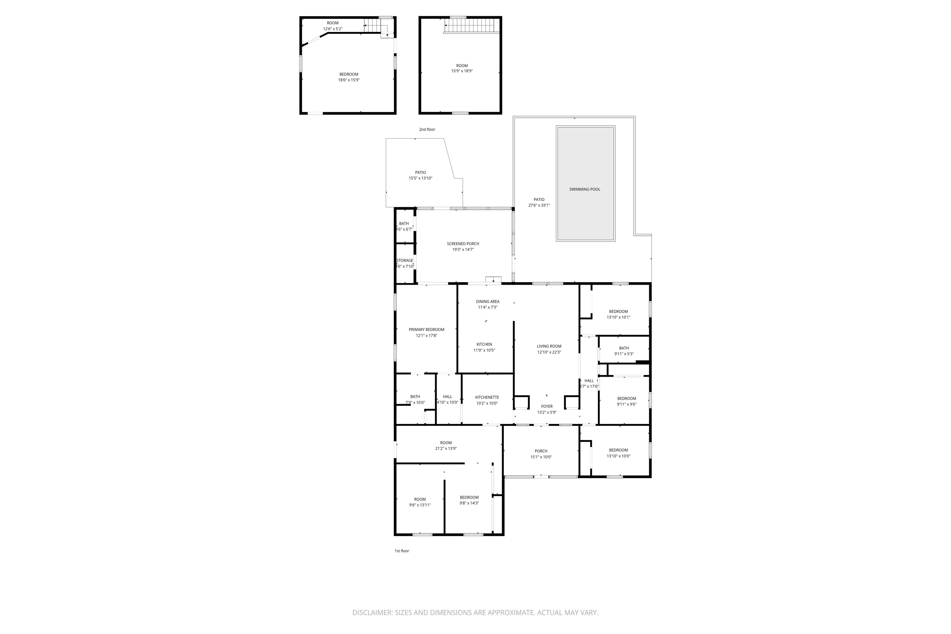 5296 Timucua Circle St. Augustine, FL 32086 - Photo 65 of 65 View of floor plan / room layout