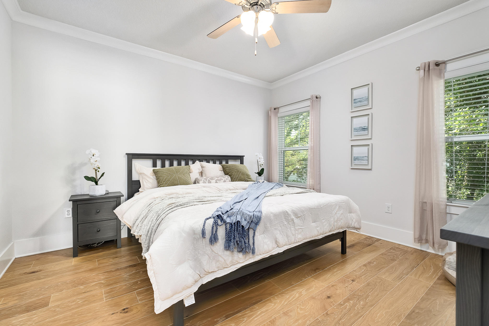 386 Grande Pointe Circle Inlet Beach, FL 32461 - Photo 14 of 50 a bedroom with a bed and window