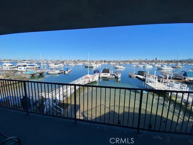 a view of a balcony with city view