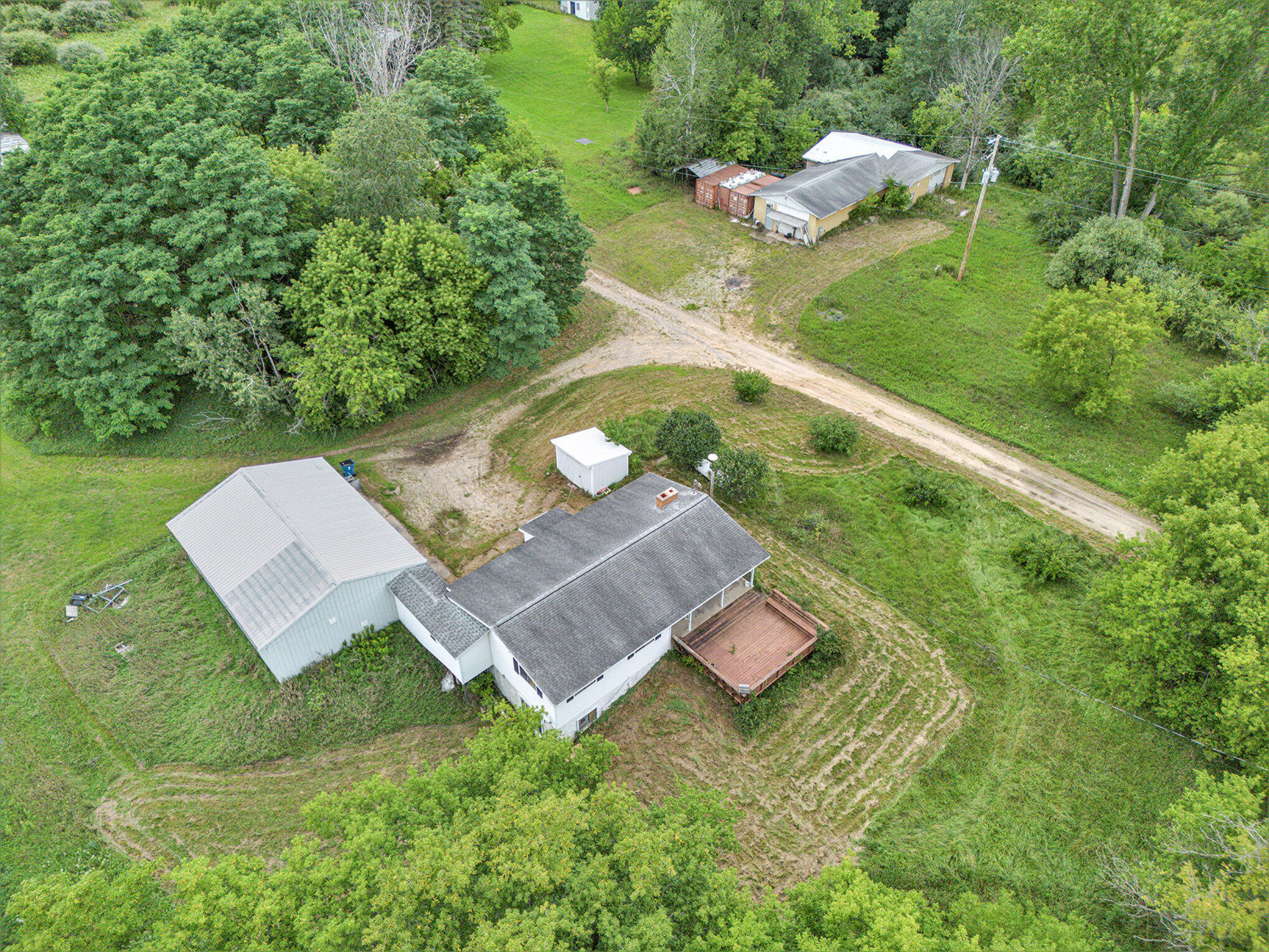 1064 South Sheridan Road Stanton, MI 48888 - Photo 3 of 28 Private Setting Nearly 5 Acres!