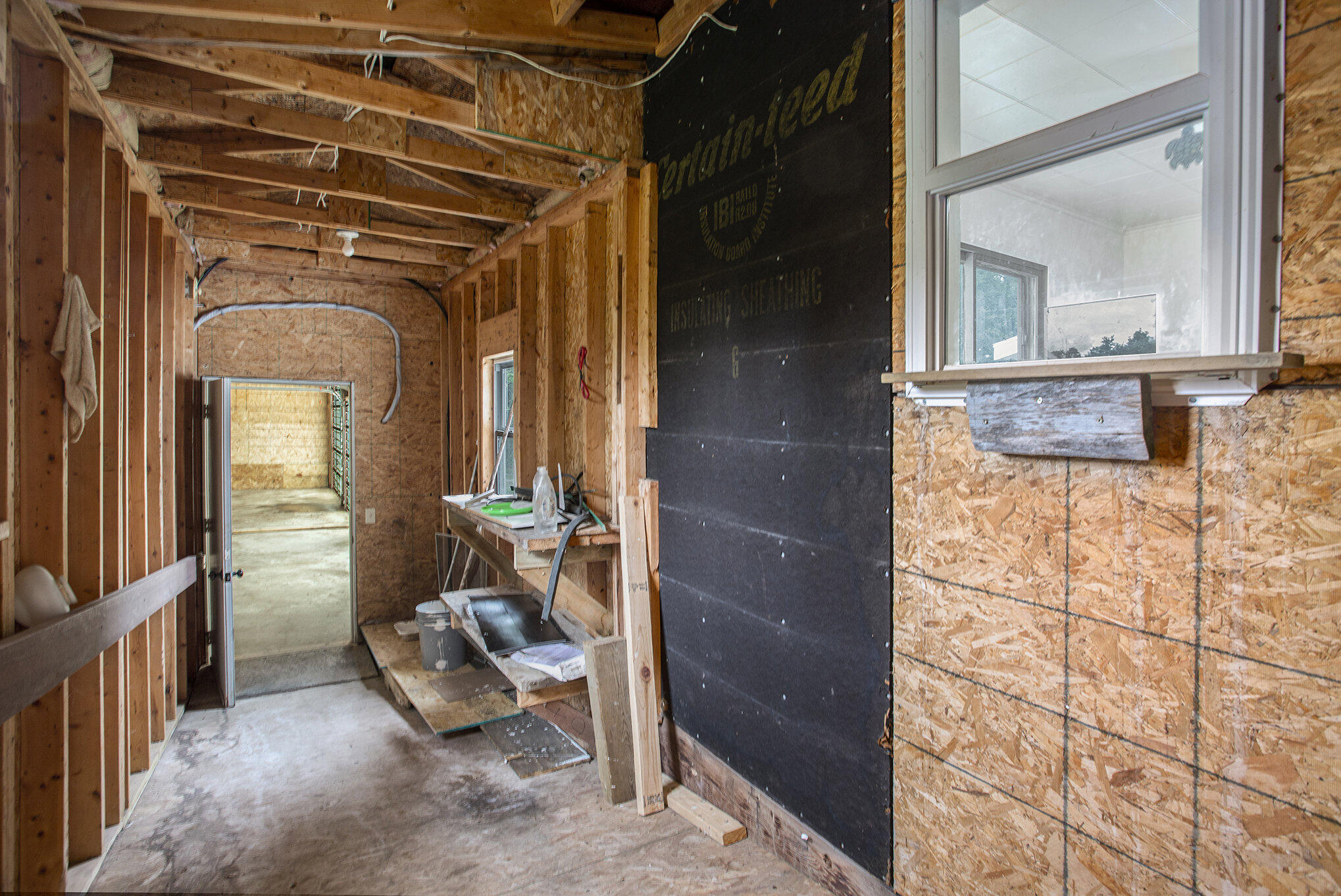 1064 South Sheridan Road Stanton, MI 48888 - Photo 5 of 28 Covered Entrance to Garage from House