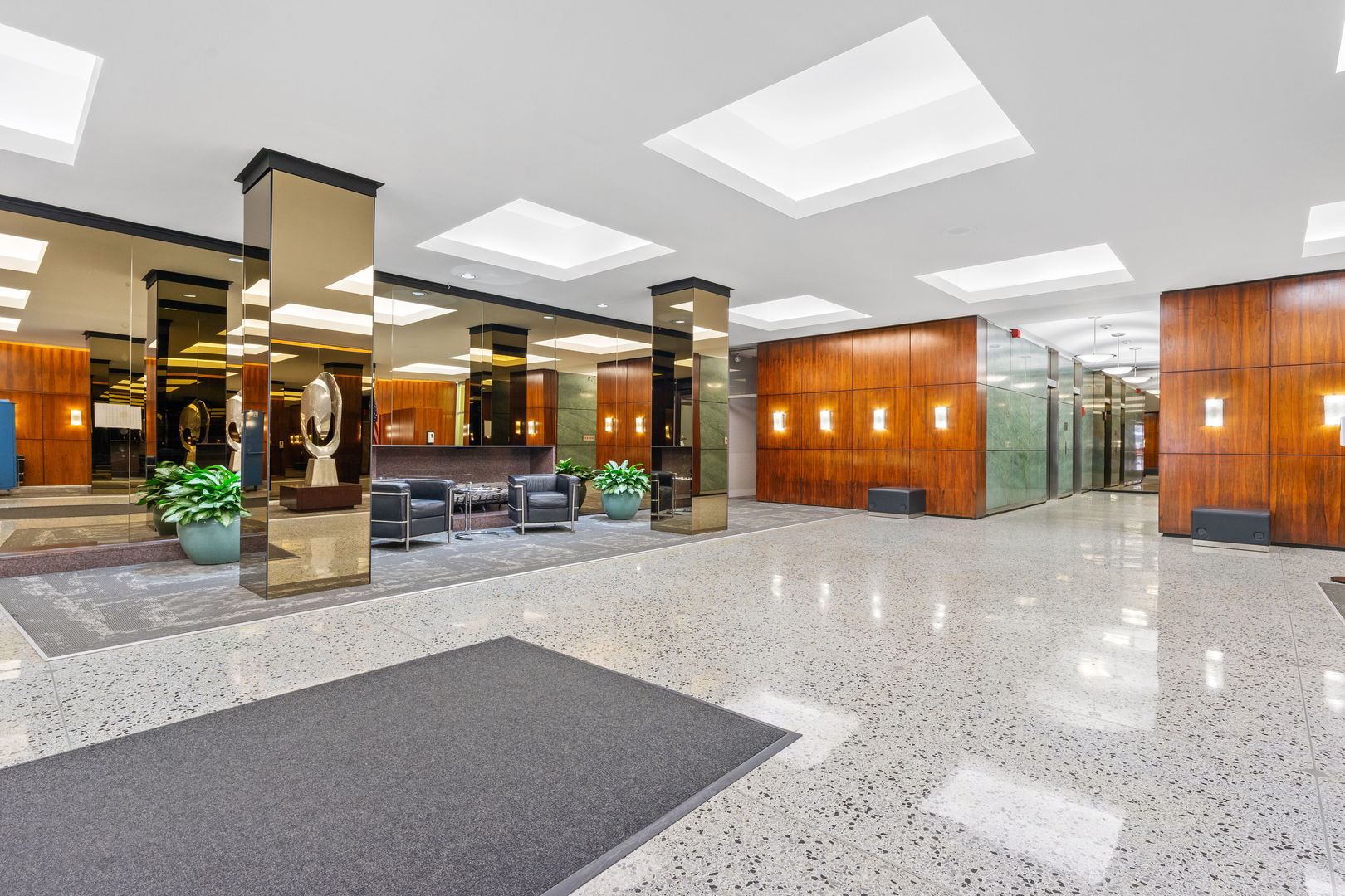 535 North Michigan Avenue, Unit 1710 Chicago, IL 60611 - Photo 17 of 17 a view of a building with a flat tv screen