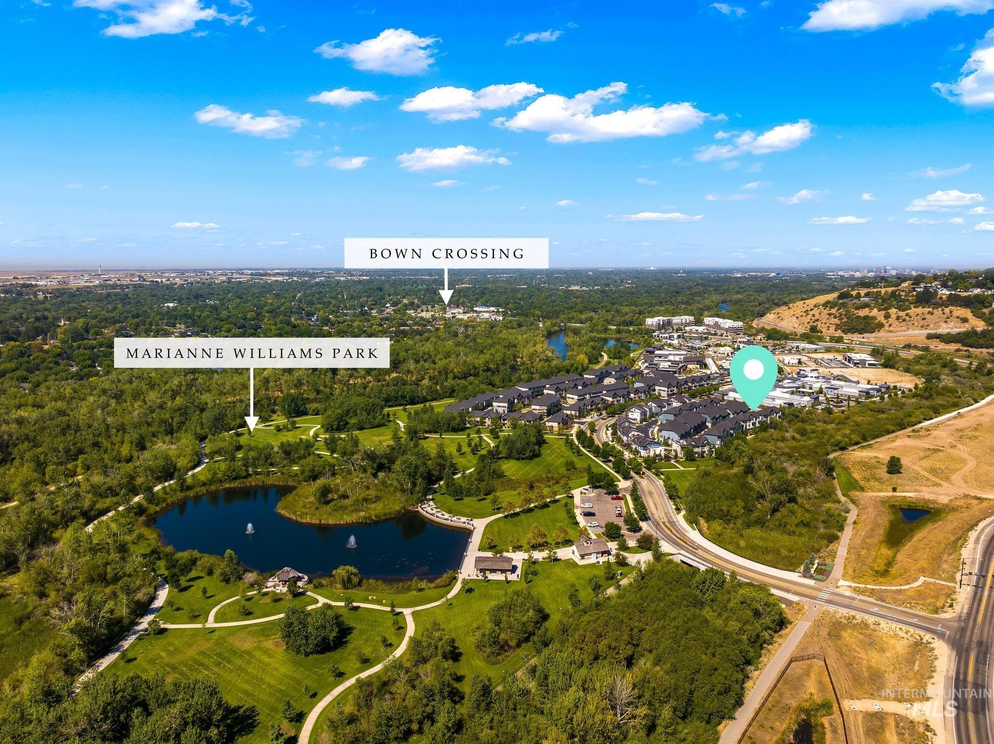 3362 East Exacta Lane Boise, ID 83716 - Photo 37 of 41 Aerial overview of property's location featuring a large body of water