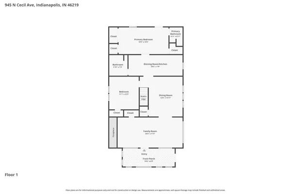 $245,000 | 945 Cecil Avenue, Indianapolis, IN 46219