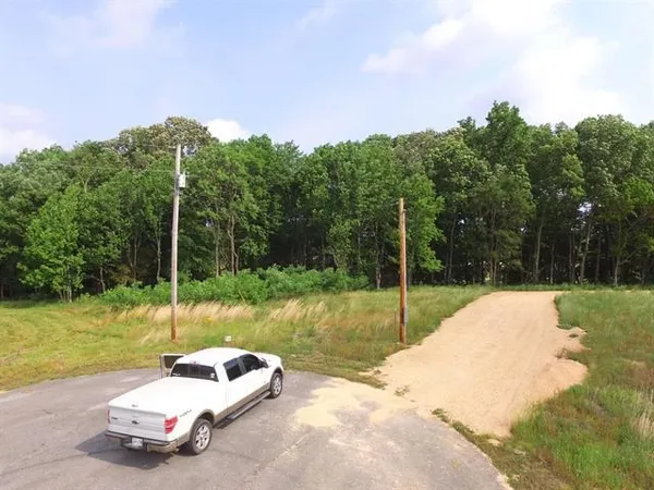 a view of a lake with a mountain in the background