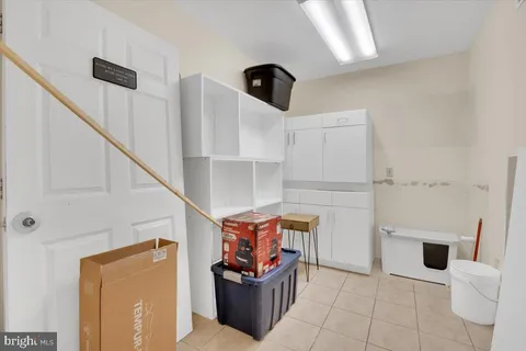 a view of a storage & utility room