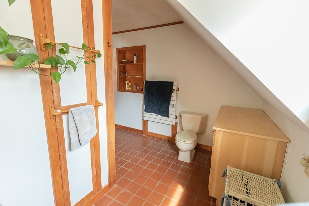 235 Bug Hill Road Ashfield, MA 01330 - Photo 12 of 30 a bathroom with a toilet and a shower