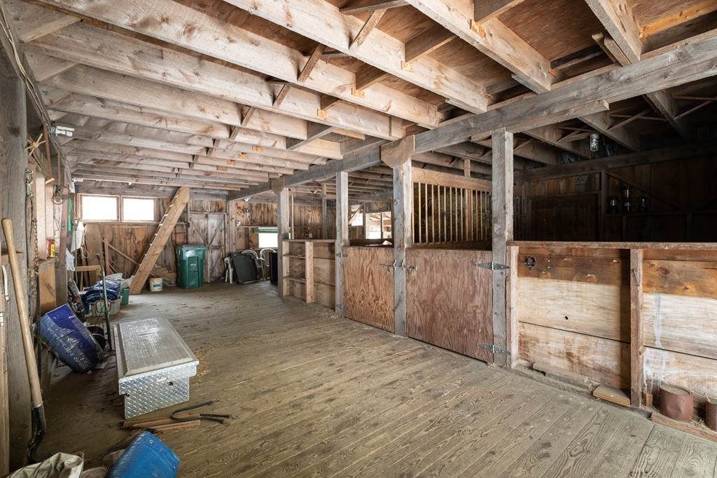 235 Bug Hill Road Ashfield, MA 01330 - Photo 21 of 30 a view of a hallway with wooden floor
