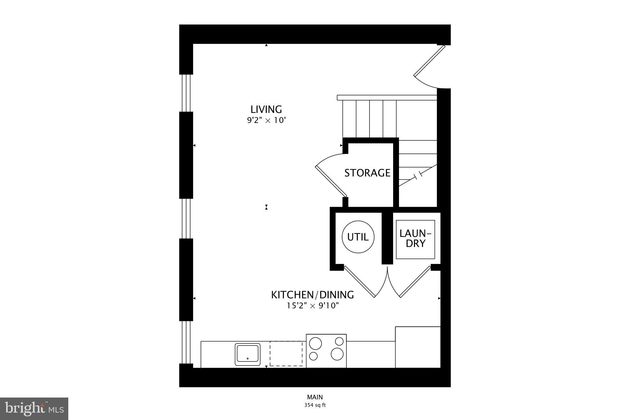 1106 Columbia Road Northwest, Unit 103 Washington, DC 20009 - Photo 3 of 21 a picture of a bench in front of a door