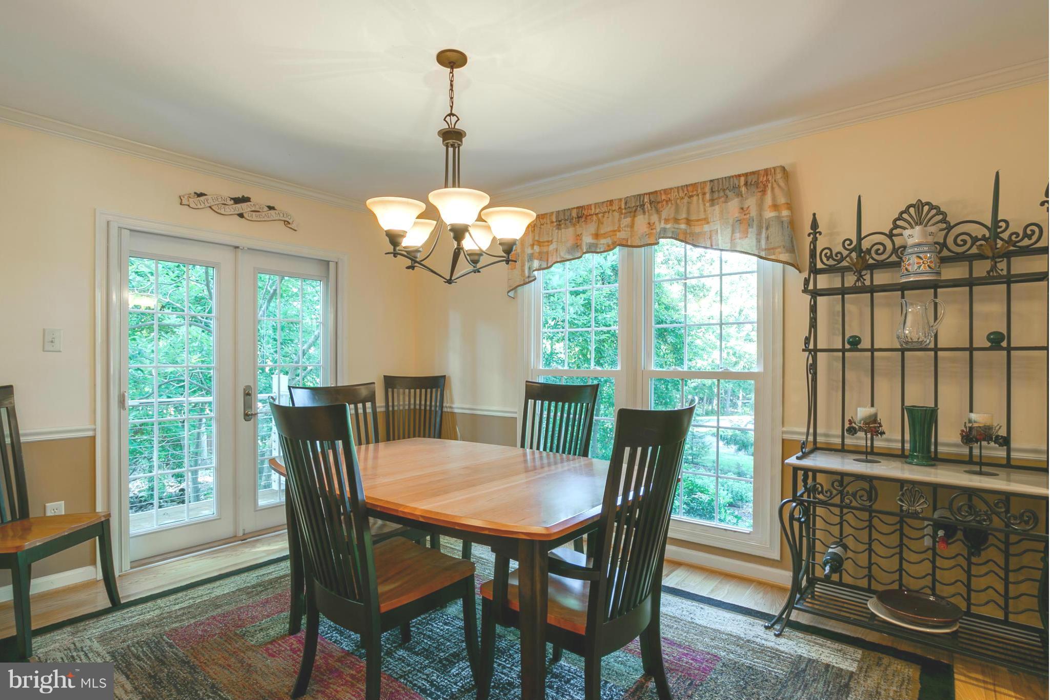 Dining Area with Walk-out to Balcony