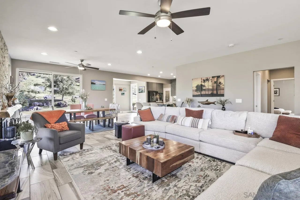 13192 Yerba Valley Way Lakeside, CA 92040 - Photo 42 of 58 a living room with furniture and a large window