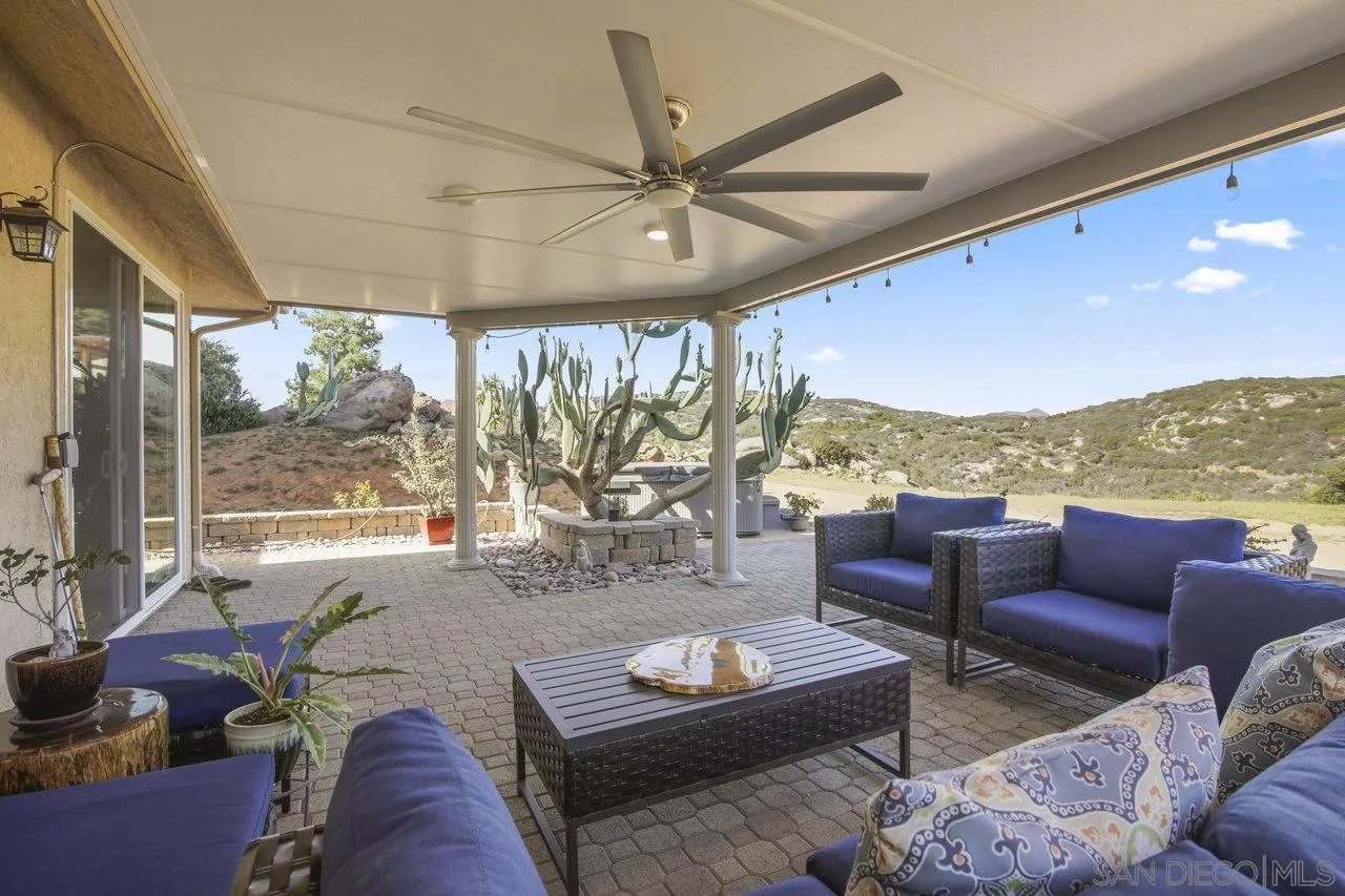 13192 Yerba Valley Way Lakeside, CA 92040 - Photo 47 of 58 a living room with furniture and a large window