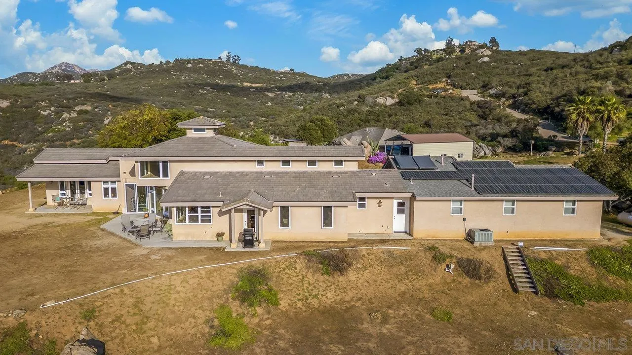 13192 Yerba Valley Way Lakeside, CA 92040 - Photo 55 of 58 an aerial view of residential houses