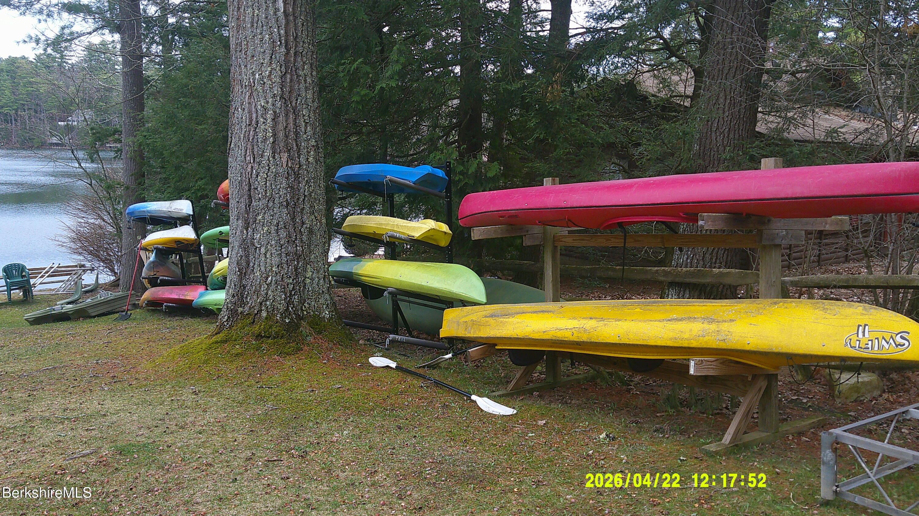 33 Pine Road New Marlborough, MA 01230 - Photo 10 of 11 a view of a tennis ground with large trees