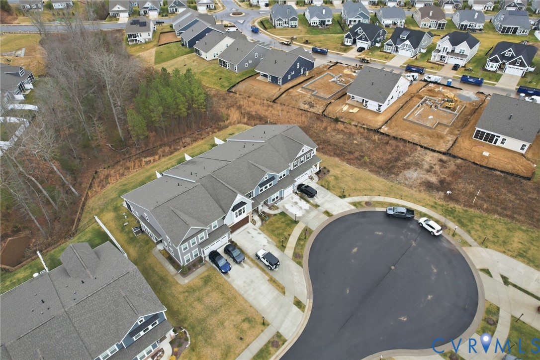 9204 Cerulean Place Richmond, VA 23238 - Photo 49 of 62 an aerial view of a house with a swimming pool and outdoor space