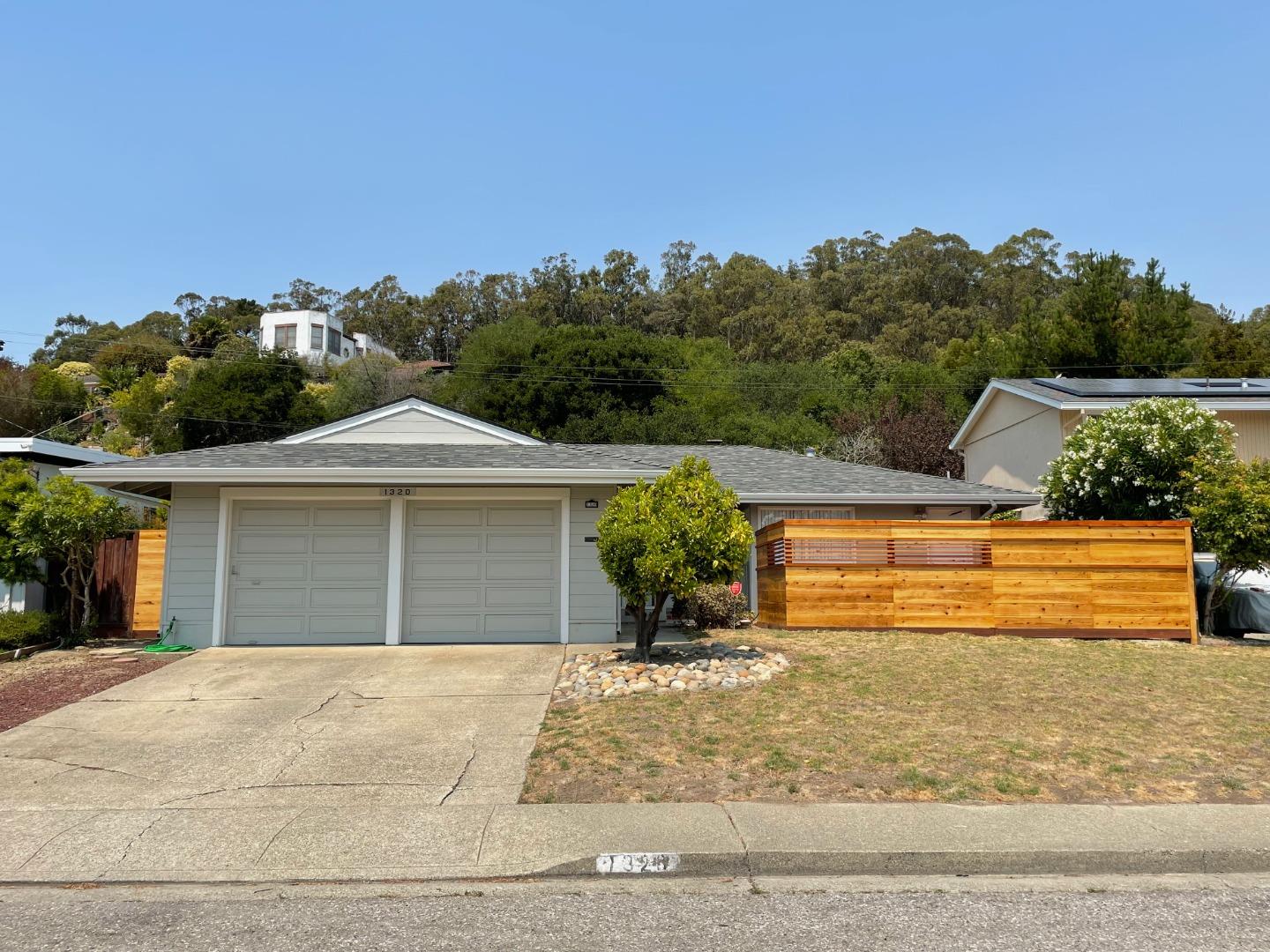a view of a house with a outdoor space