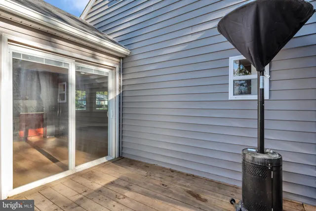 a view of a door of the house
