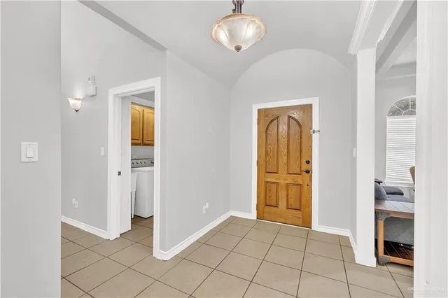 a view of a livingroom with a chandelier