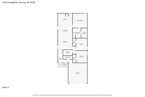 $1,985 | 1715 Crossbill Street, Forney, TX 75126