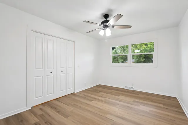 wooden floor in an empty room