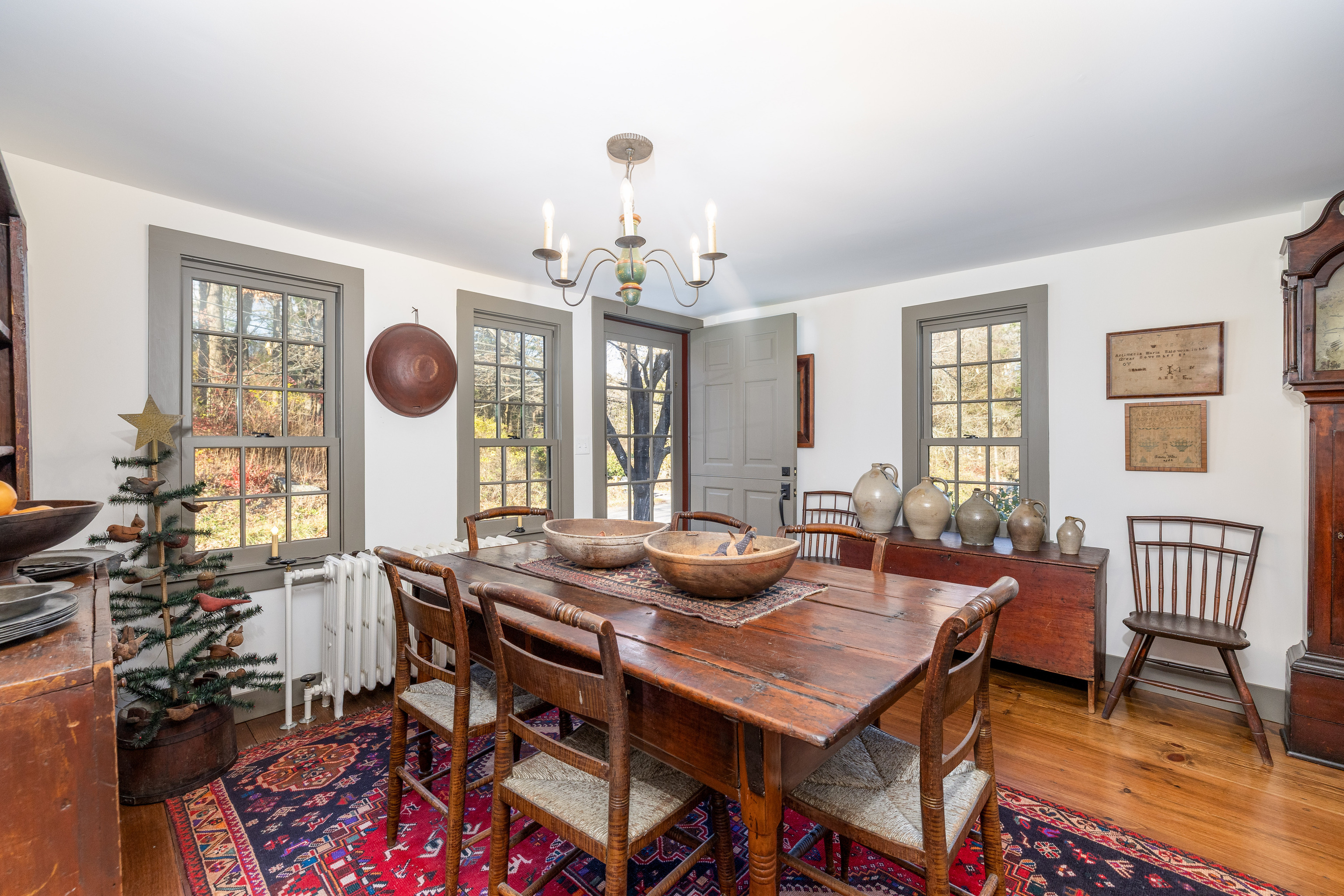 38 Old Turnpike Road Litchfield, CT 06750 - Photo 16 of 39 a view of a dining room with furniture and chandelier