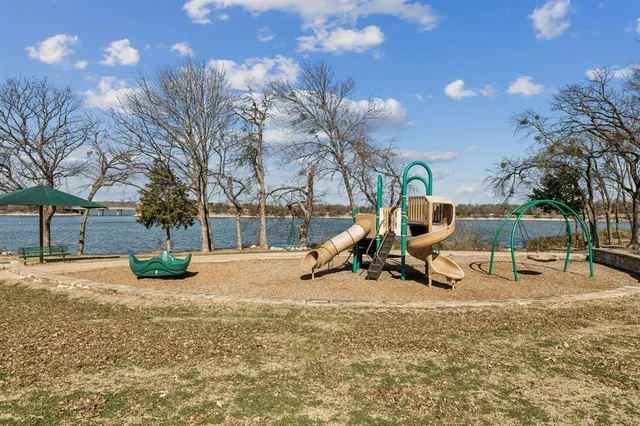 a view of yard covered with snow