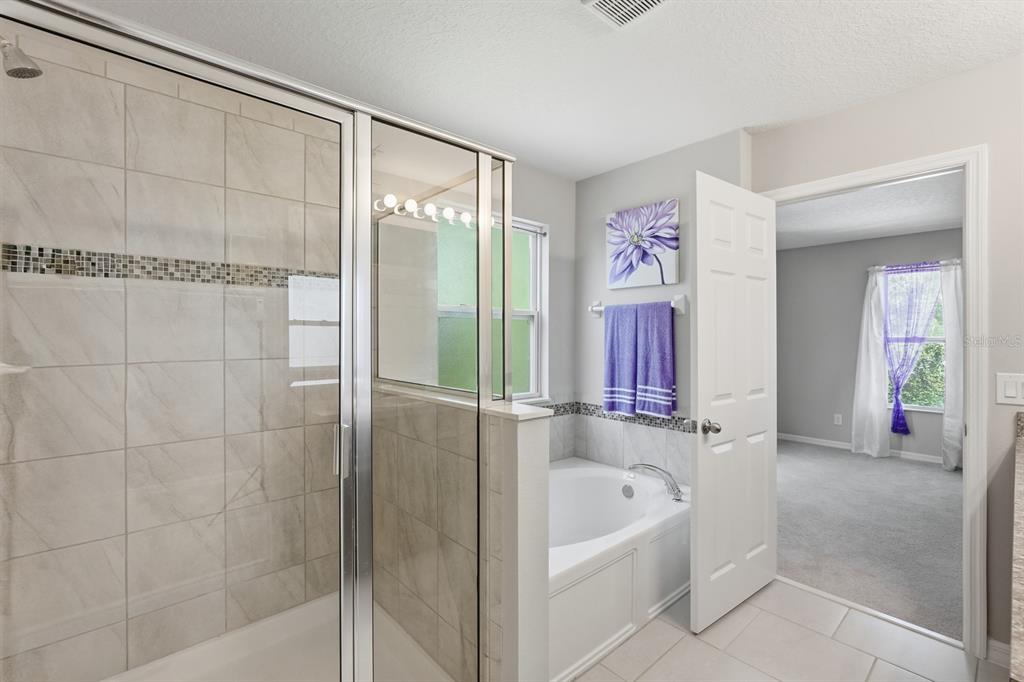 1457 Osprey Ridge Drive Eustis, FL 32736 - Photo 39 of 54 a spacious bathroom with a bathtub and shower
