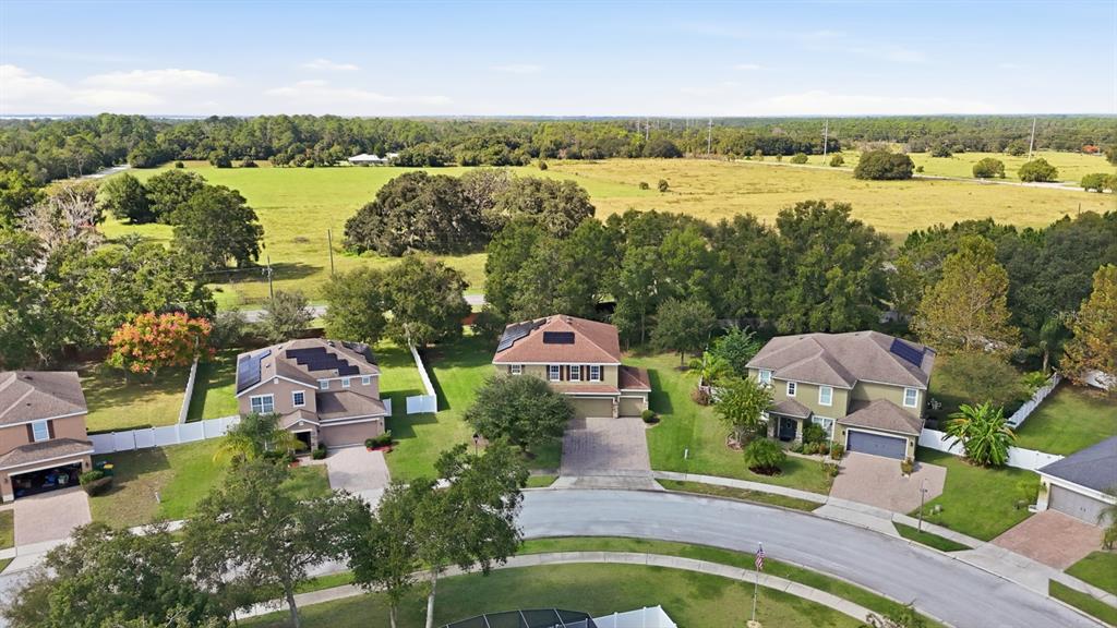 1457 Osprey Ridge Drive Eustis, FL 32736 - Photo 52 of 54 an aerial view of lake residential houses with outdoor space and swimming pool