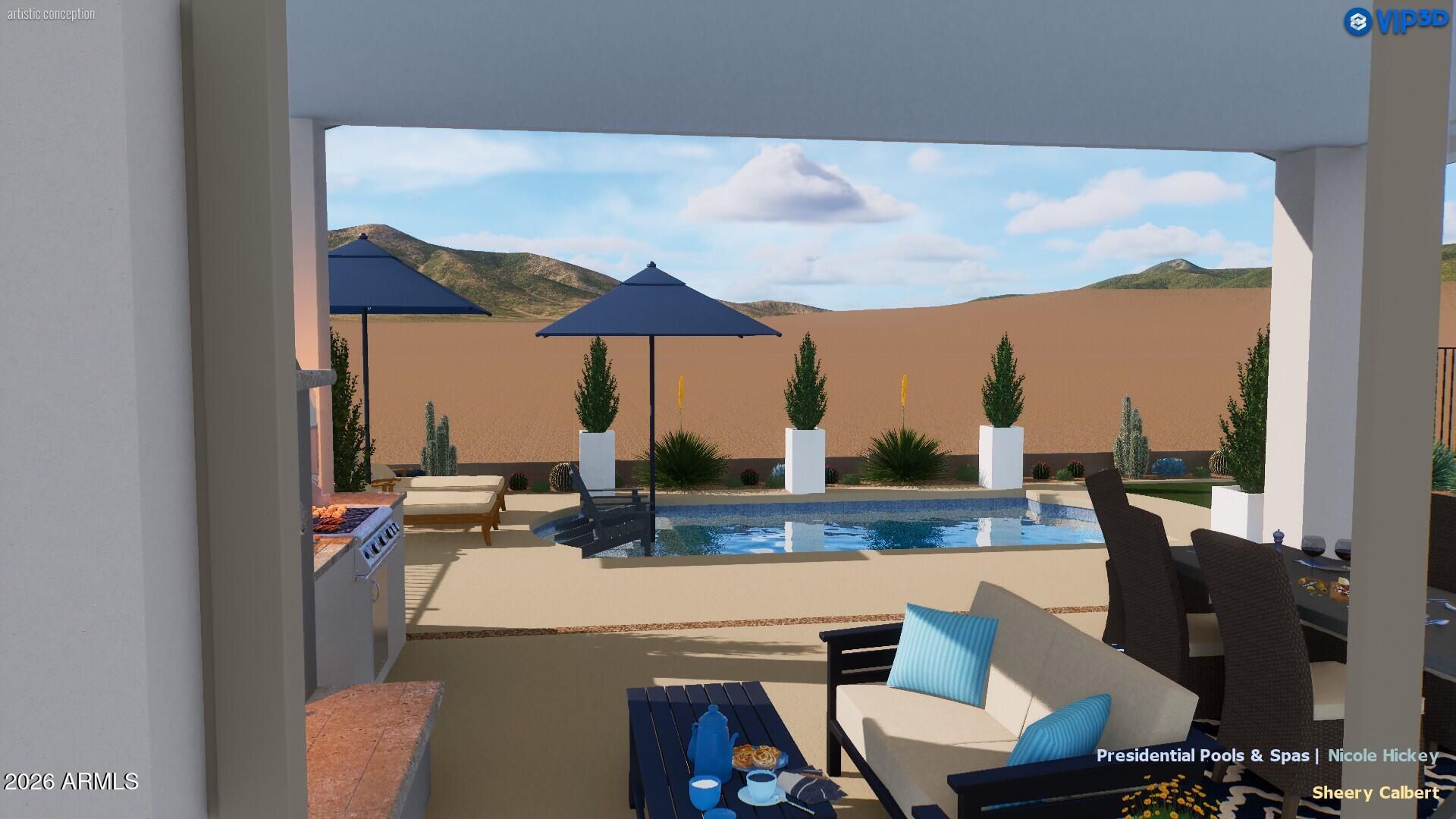 20607 West Rancho Drive Buckeye, AZ 85396 - Photo 30 of 32 a view of a dining room with furniture window and outside view